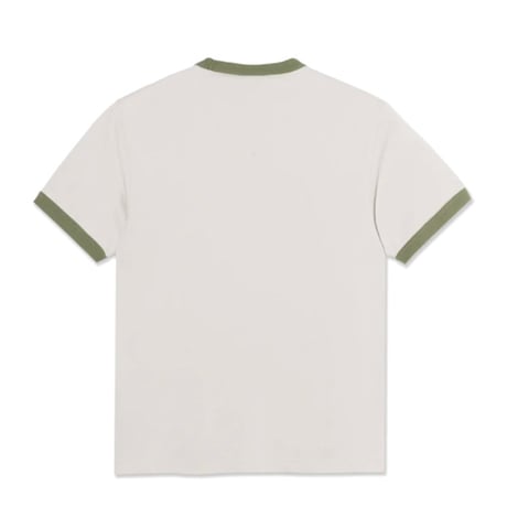 POLAR SKATE CO Tシャツ 半袖  ベージュ系 ポーラー メンズ　Ringer Tee  Dirty （Taupe/Army Green）