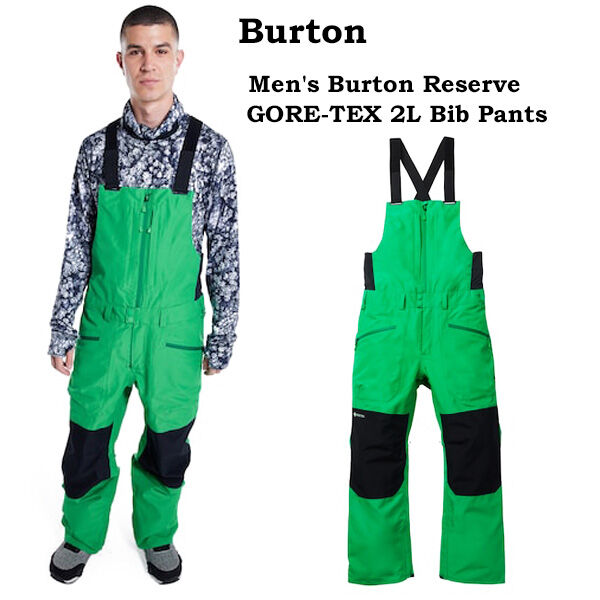 Burton GORE-TEX 2L RESERVE BIB メンズS Burton Reserve GORE-TEX 2L Bibs - Men's | evo