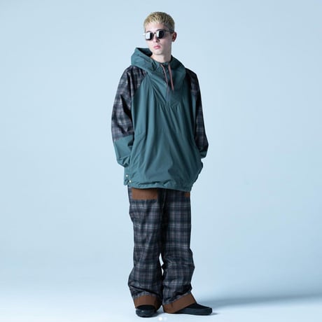 SALE スノーパンツ インハビタント inhabitant BAKER PANTS ISM23OB52 （グリーン　ブラウン2）