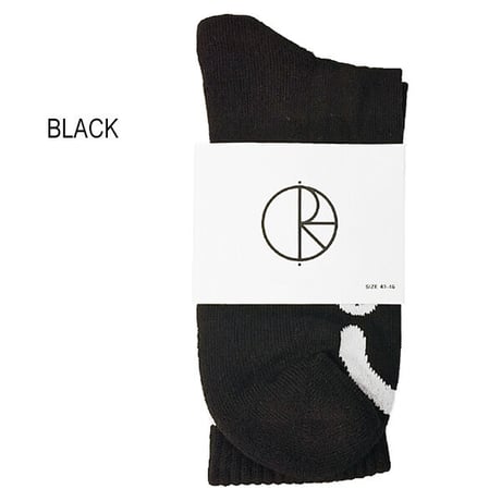 POLAR SKATE CO ソックス ポーラー ホワイト グレー ブラック　HAPPY SAD SOCKS  （3カラー）