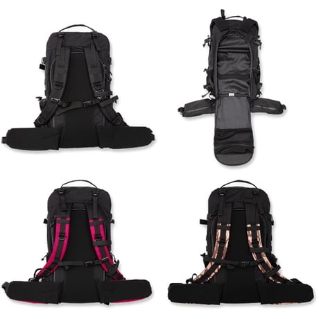 25-26 rain or shine バックパック リュック レインオアシャイン RAIN OR SHINE BC PACK 26L (BLACK　BURGUNDY　420ART)