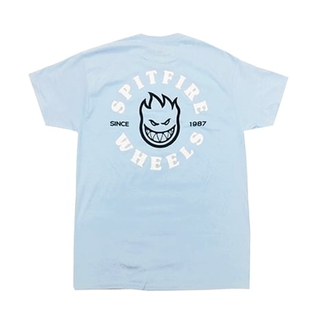 SALE SPITFIRE WHEELS Tシャツ 半袖 スピットファイア ブルー　SPIT FIRE BIGHEAD CLASSIC S/S TEE（LIGHT BLUE）