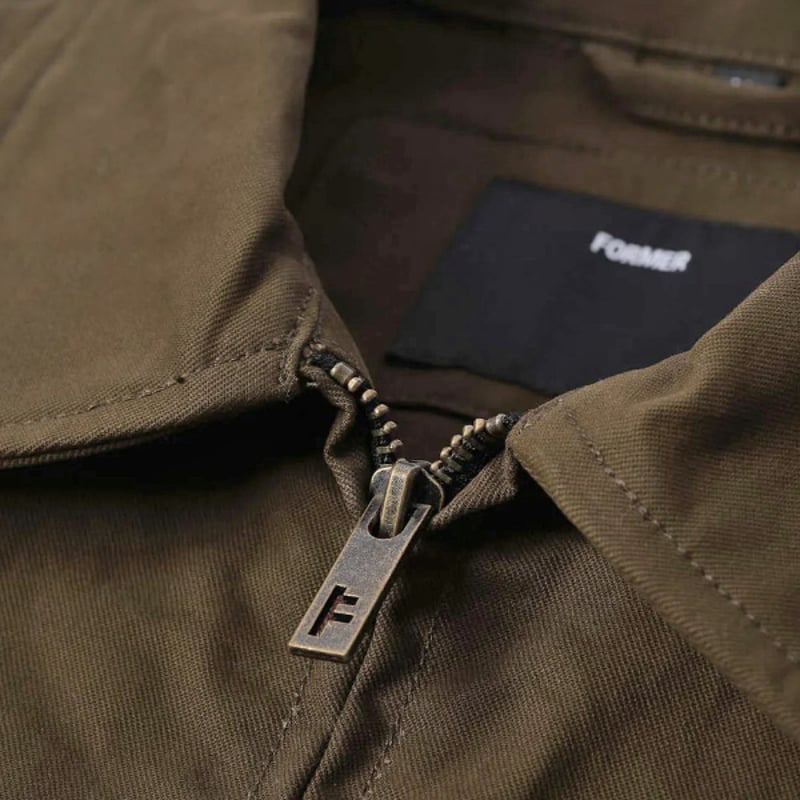 FORMER フォーマー ダービー ボンバー ジャケット ジッパーボンバージャケット | テックウェア専門店 AHAMKARA