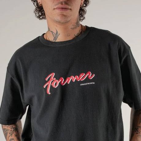 SALE FORMER Tシャツ　FORMER  STIMULANT T-SHIRT（BLACK）  半袖 メンズ フォーマー
