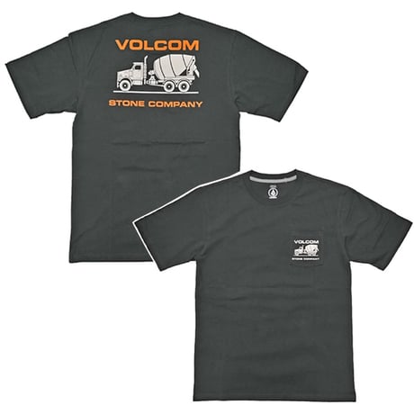 SALE VOLCOM ボルコム Tシャツ 半袖 チャコールグレー メンズ　SKATE VITALS GRANT TAYLOR SHORT SLEEVE TEE （STEALTH）
