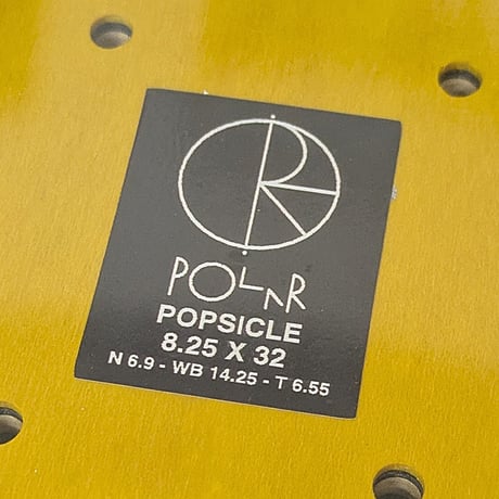 POLAR SKATE DECK 8.25インチ ポーラー デッキ　Paul Grund  Skulls