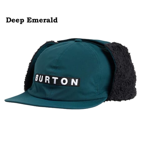 SALE 24-25 BURTON キャップ イヤーフラップ バートン　Burton Lunchlap Earflap Hat （Deep Emerald　Summit Taupe）