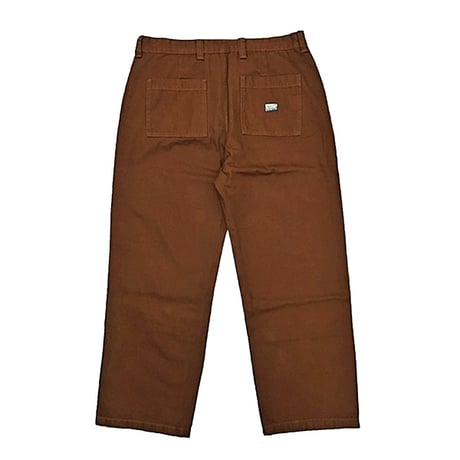 REAL SKATEBOARDS  リアル スケートボード　TOUGH THREADS PANT CUSTOM CANVAS PANTS （BROWN）