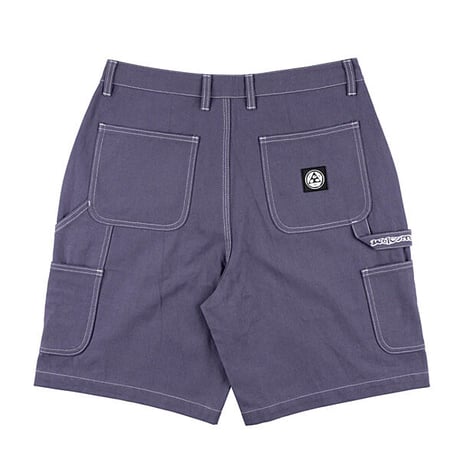 WELCOME SKATEBOARDS パンツ ショーツ ウェルカム　BRACE CANVAS CARPENTER SHORTS （GRAPE）