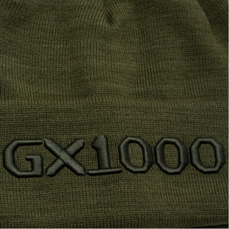 GX1000 ニット帽 ビーニー ジーエックスセン 黒 緑 OG Logo GX1000 ニット帽 ビーニー ジーエックスセン 黒 緑 OG Logo