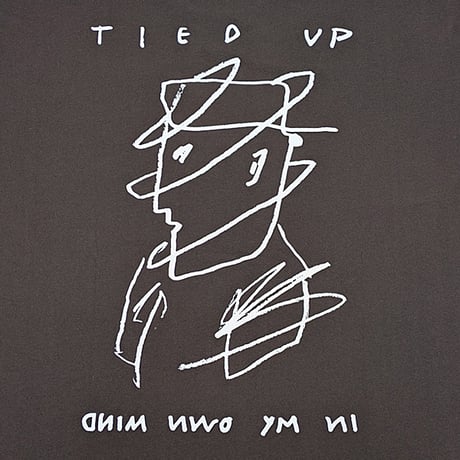 POLAR SKATE CO Tシャツ 長袖 ポーラー メンズ ブラウン　TIDE UP  LS TEE  (WASHED CHOCOLATE）