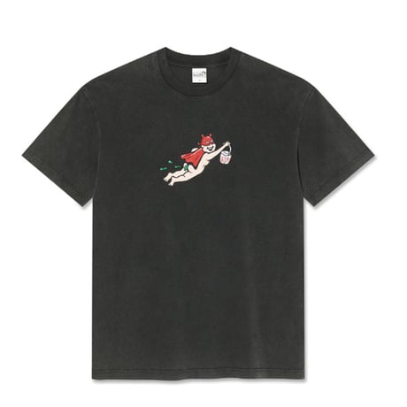 POLAR SKATE CO Tシャツ 半袖 ブラック ポーラー メンズ　TAKE AWAY TEE （SILVER BLACK）