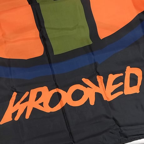 KROOKED シャワーカーテン クルキッド　KROOKED SKATEBOARDS MOONSMILE SHOWER CURTAIN
