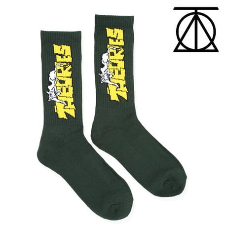 THEORIES ソックス セオリーズ メンズ　PIANO TRAP Sock (Forest)