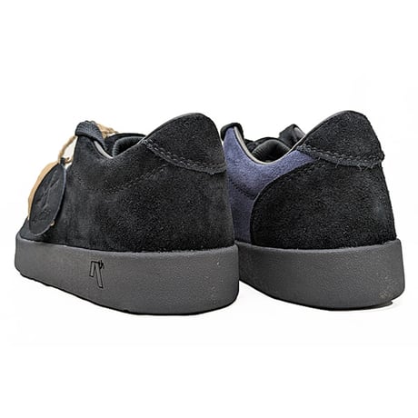 AREth スニーカー　AREth I lace  TWO FACE  （BLACK & NAVY） アース レース スケシュー スケートボード シューズ
