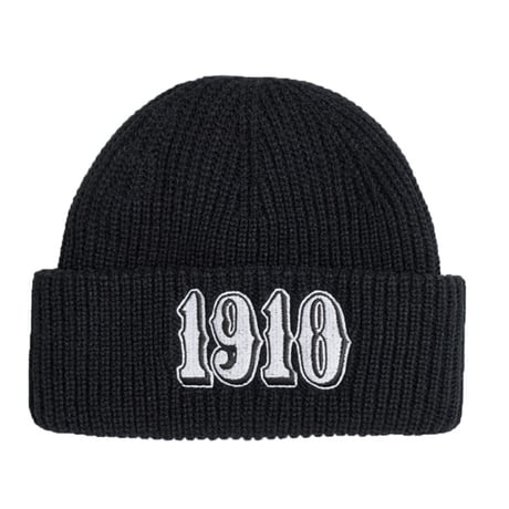 1910 9teenten ビーニー　1910 OG2 Beanie （Black） MS225224 ブラック ニット帽 ナインティーン テン