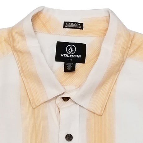 VOLCOM シャツ 半袖 ボルコム メンズ　Flaxstone Short Sleeve (Off White)