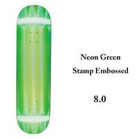 FUCKING AWESOME ファッキンオーサム DECK デッキ スケボー 8.0インチ　FUCKINGAWESOME Neon Green Stamp Embossed