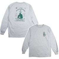 THEORIES Tシャツ セオリーズ メンズ 長袖 グレー　Theories Mystic Advisor Longsleeve Tee （Ash Grey）