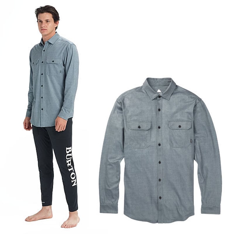 BURTON Men's Burton Midweight Oxford Shirt （Dar