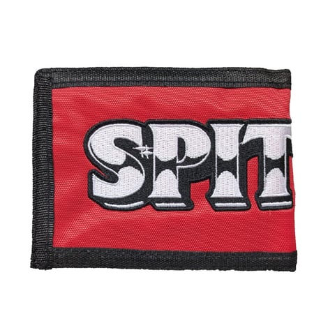 SPITFIRE WHEELS  財布 スピットファイア　SPIT FIRE BURNOUT SCRIPT BI-FOLD WALLET（RED/BLACK）