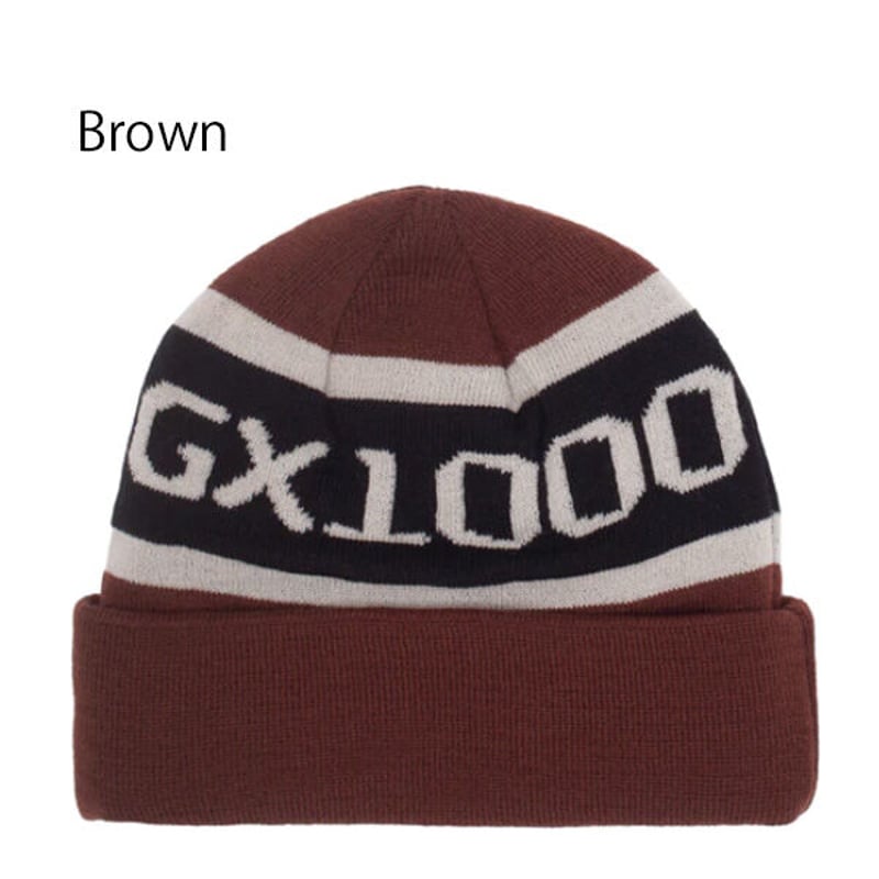 GX1000 ビーニー GX1000 OG Logo Beanie（Blue Brown） ...