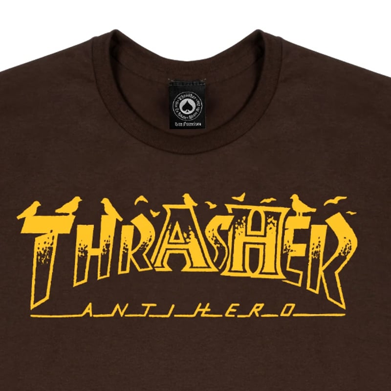 アンタイヒーロー スラッシャー Tシャツ THRASHER x ANTI HERO