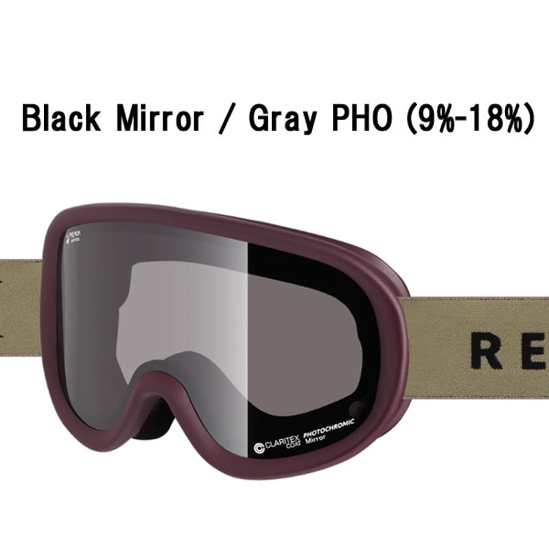 25-26 ゴーグル リボルト スノーボード SUPER LIGHT FRAME Matte