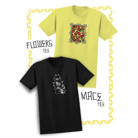 SALE KROOKED Tシャツ クルキッド 半袖　KROOKED SKATEBOARDS FLOWERS S/S TEE （CORNSILK）