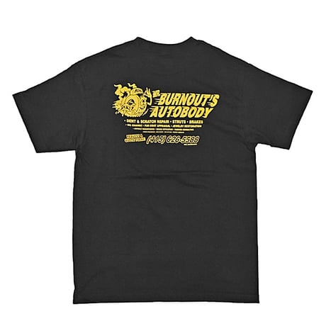 REAL SKATEBOARDS Tシャツ 半袖 リアル スケートボード 黒　AUTOBODY S/S TEE （BLACK）