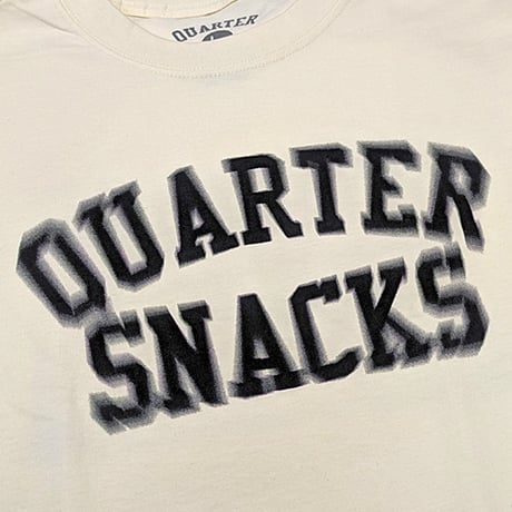 QUARTER SNACKS Tシャツ 半袖 アイボリー クウォータースナックス　QUARTER SNACKS MOTION ARCH TEE (CREAM)