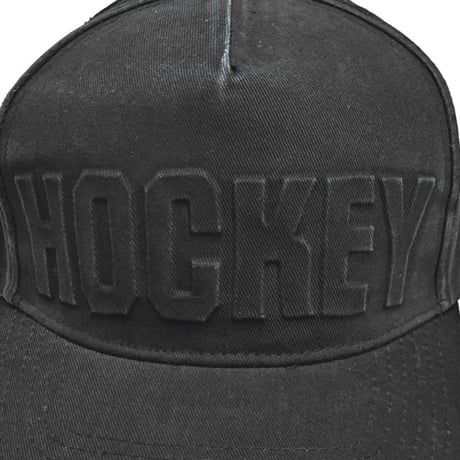 HOCKEY キャップ SKATEBOARDS CAP ホッケー　Hockey Embossed Hat （Black）