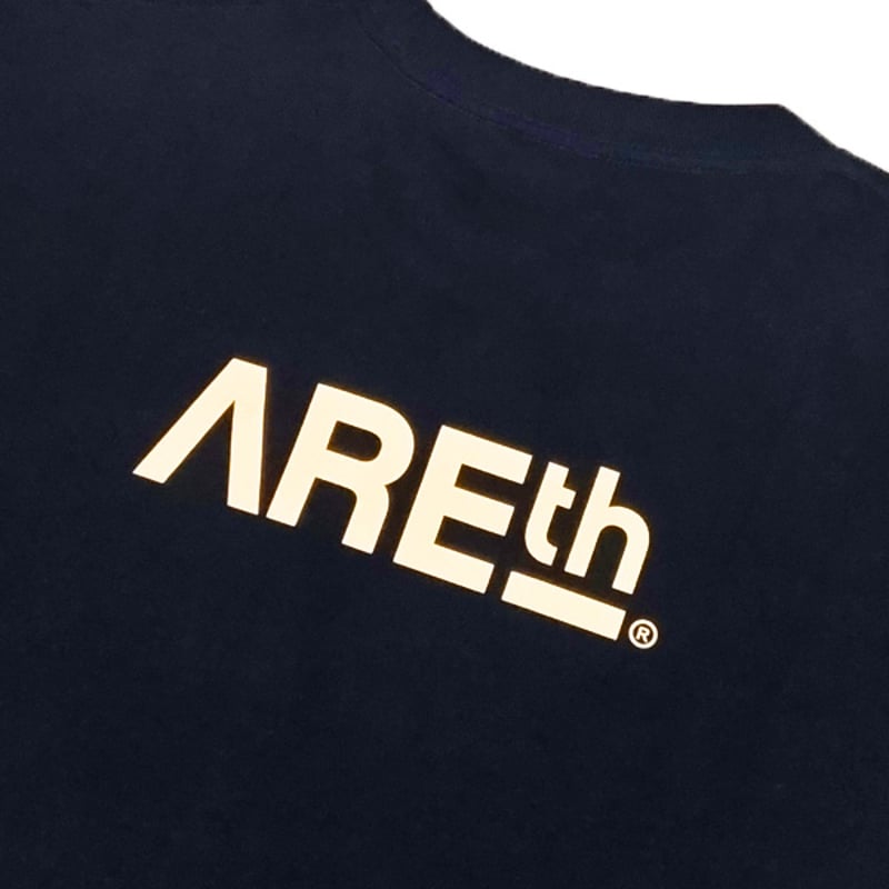 AREth Tシャツ 半袖 ネイビー アース AREth LOGO T-SHIRTS （NAV