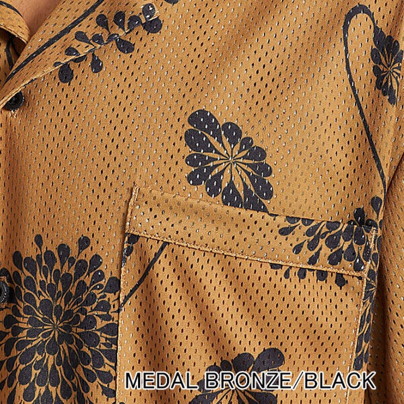 BRIXTON シャツ BRIXTON BUNKER MESH S/S KNIT SHIRT ...