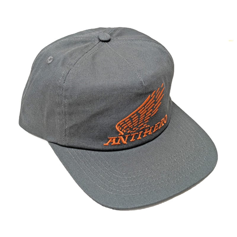 ANTIHERO SKATEBOARDS キャップ アンタイヒーロー グレー CAP ANTI