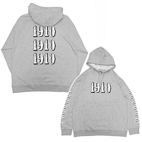 1910 9teenten パーカー　1910 3 UP PULLOVER HOODIE （HEATHER） フードスウェット ナインティーン テン
