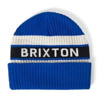 BRIXTON ビーニー ブリクストン　RAINIER STRIPED BEANIE （ROYAL/WHITE/BLACK）