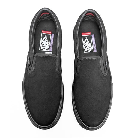 VANS バンズ スケート スリッポン　VANS SKATEBOARDING SKATE SLIP-ON SHOES（BLACK/BLACK） VN0A5FCABKA