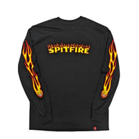 SPITFIRE WHEELS Tシャツ 長袖 スピットファイア　HOTROD SLEEVES L/S TEE （BALCK）