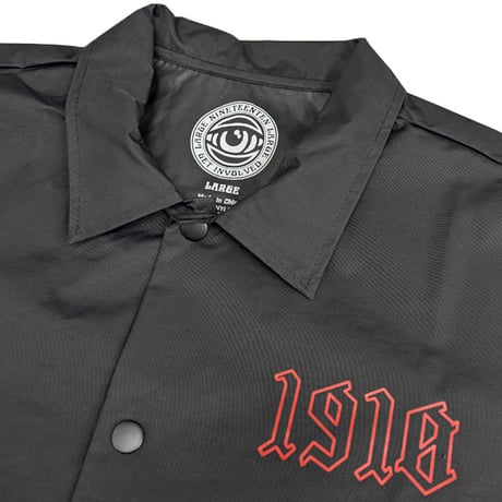 1910 9teenten コーチジャケット　1910 Stay Clean Coaches Jacket （Black） コーチジャケット ナインティーン テン