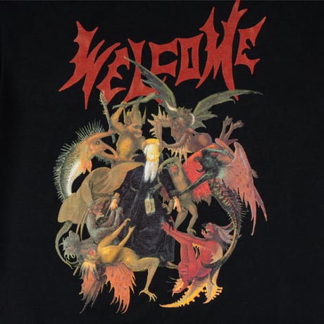 WELCOME SKATEBOARDS Tシャツ ウェルカム 半袖　TORMENT TEE（BLACK）