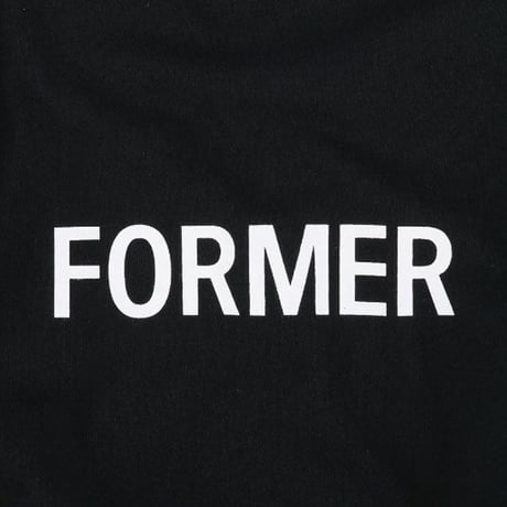 FORMER Tシャツ 半袖 黒 ロゴ 定番 レガシー フォーマー　FORMER  LEGACY TEE（BLACK）
