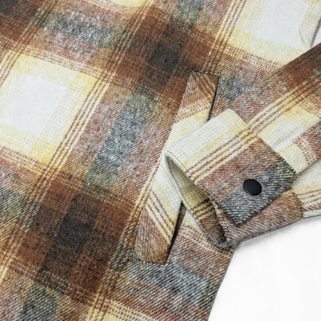 KROOKED ジャケット クルキッド　KROOKED SKATEBOARDS DOUBLE OK CUSTOM HOODED FLANNEL SHIRT （BROWN/TAN PLAID）