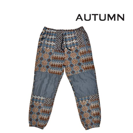 SALE フリース パンツ メンズ オータム AUTUMN HEADWEAR BASK FLEECE PANTS (FAIR ISLE PATCHWORK)