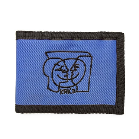 SALE KROOKED 財布 クルキッド　KROOKED SKATEBOARDS KR WALLET KRKD MOON SMILE FACE WALLET