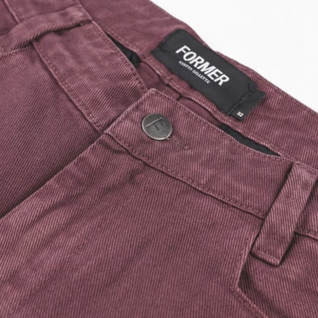 FORMER デニム パンツ フォーマー　FORMER AG DENIM PANT （MAROON）
