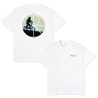 POLAR SKATE CO Tシャツ 半袖 ポーラー　BMX DREAM FILL LOGO TEE （WHITE）