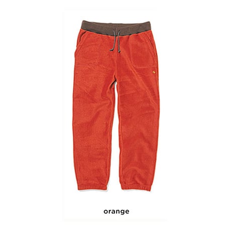 SALE GREEN CLOTHING FLEECE PANTS   (NAVY　ORANGE) フリースパンツ グリーンクロージング 2019-20