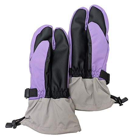 25-26 KM4K スノーグローブ ミトン　KM4K NO HIZUME  （SAGE MIX　PURPLE MIX） メンズ レディース カモシカ
