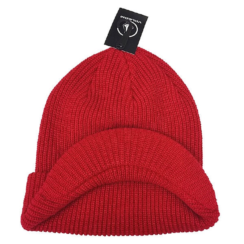 ツバ付き ビーニー ボルコム VOLCOM JLA VISOR BEANIE (BLACK R ツバ付き ビーニー ボルコム VOLCOM JLA VISOR BEANIE (BLACK R
